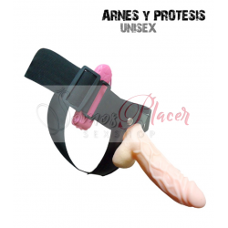Arnés Y Protesis Unisex con Vibrador