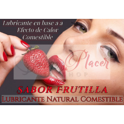 Lubricante Natural Touch Me comestible sabor Frutilla