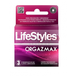 Preservativos Orgazmax Lifestyles