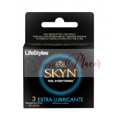 Preservativo Skyn Extra Lubricated Sin Latex