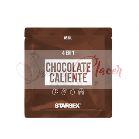 Lubricante Chocolate Caliente 4 en 1  5ml